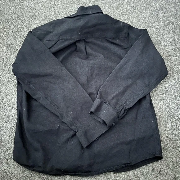 Eddie Bauer Men's Charcoal Button-Down Shirt - Picture 5 of 5